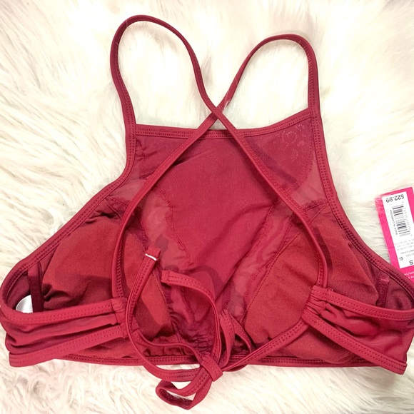 Lace/Mesh Swim Top - Picture 2 of 2